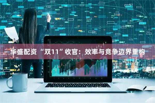 华盛配资 “双11”收官：效率与竞争边界重构