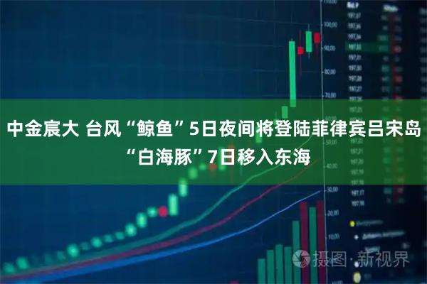 中金宸大 台风“鲸鱼”5日夜间将登陆菲律宾吕宋岛 “白海豚”7日移入东海